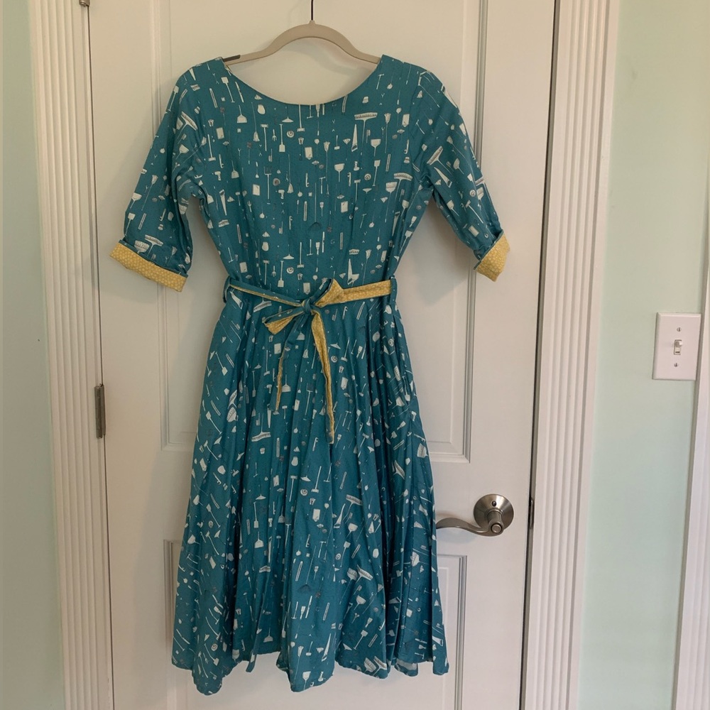 Poppy brand fit and flare dress size 4